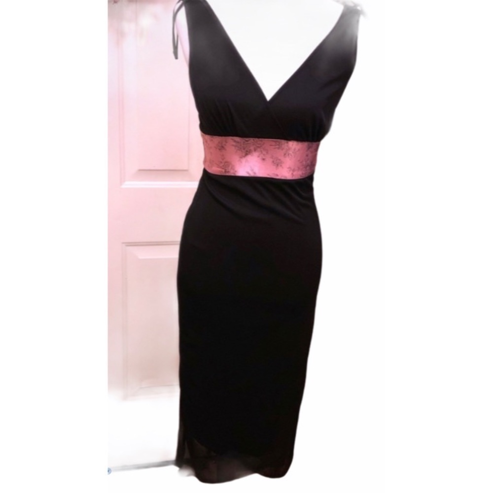 Ruby Rox Japanese Inspired Tie Waist Aline Dress